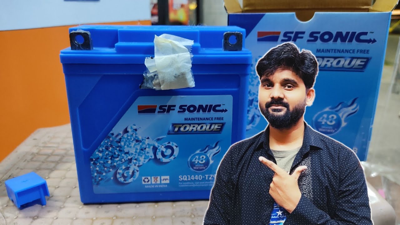 SF Sonic SQ1440-TZ9-B Battery at Best Price, Battery - Price, Review & Unboxing. Exide SF Sonic