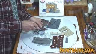 preview picture of video 'How To Build the Blue Coal Depot for Your N Scale Model Train Layout - A How To Video'