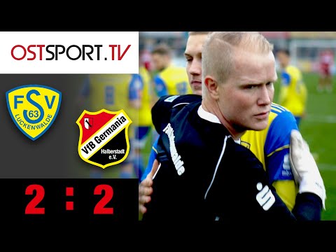 Torwarttrainer in Startelf beim Krisengipfel: Luckenwalde - Halberstadt 2:2 | Regionalliga Nordost