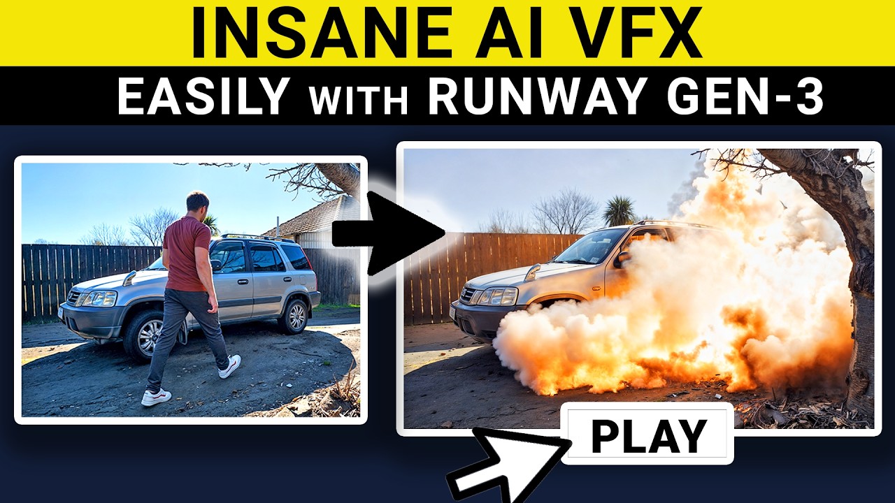 Create Ai VFX (Visual Effects) | With Runway Gen-3 | Full Tutorial