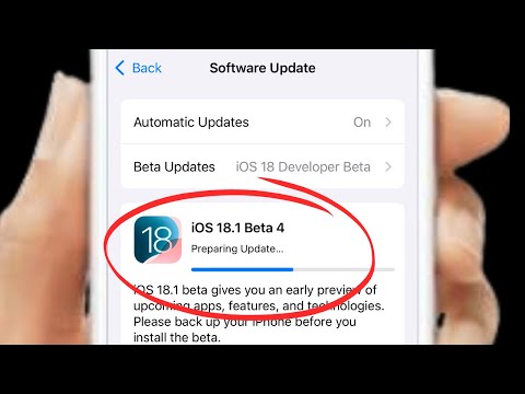 Resolved✅: iPhone Stuck on Preparing Update iOS 18.1 Beta 4