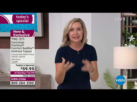 HSN | Concierge Bedding Collection 17th Anniversary 08.09.2022 - 01 AM