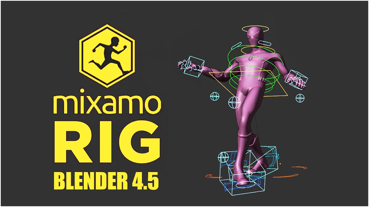 Mixamo Rig Addon in Blender for Beginners | Easy Character Rigging Tutorial