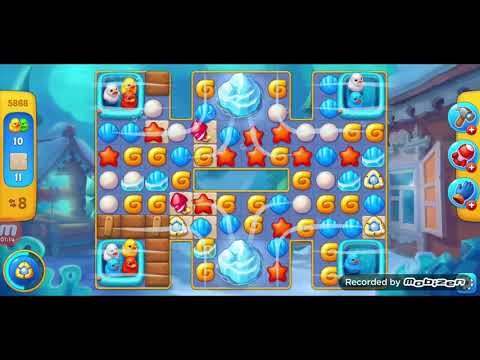 fishdom gameplay / level 5868 / It is like the ads? / thank you