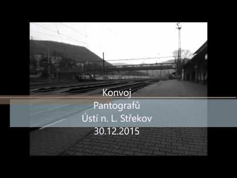 Vyřazené pantografy 451/452 Ústí nad Labem Střekov 30.12.2015
