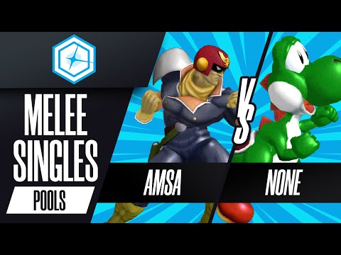 aMSa (Captain Falcon) vs n0ne (Yoshi) - Melee Singles Pools Winners Semis - Shine 2023