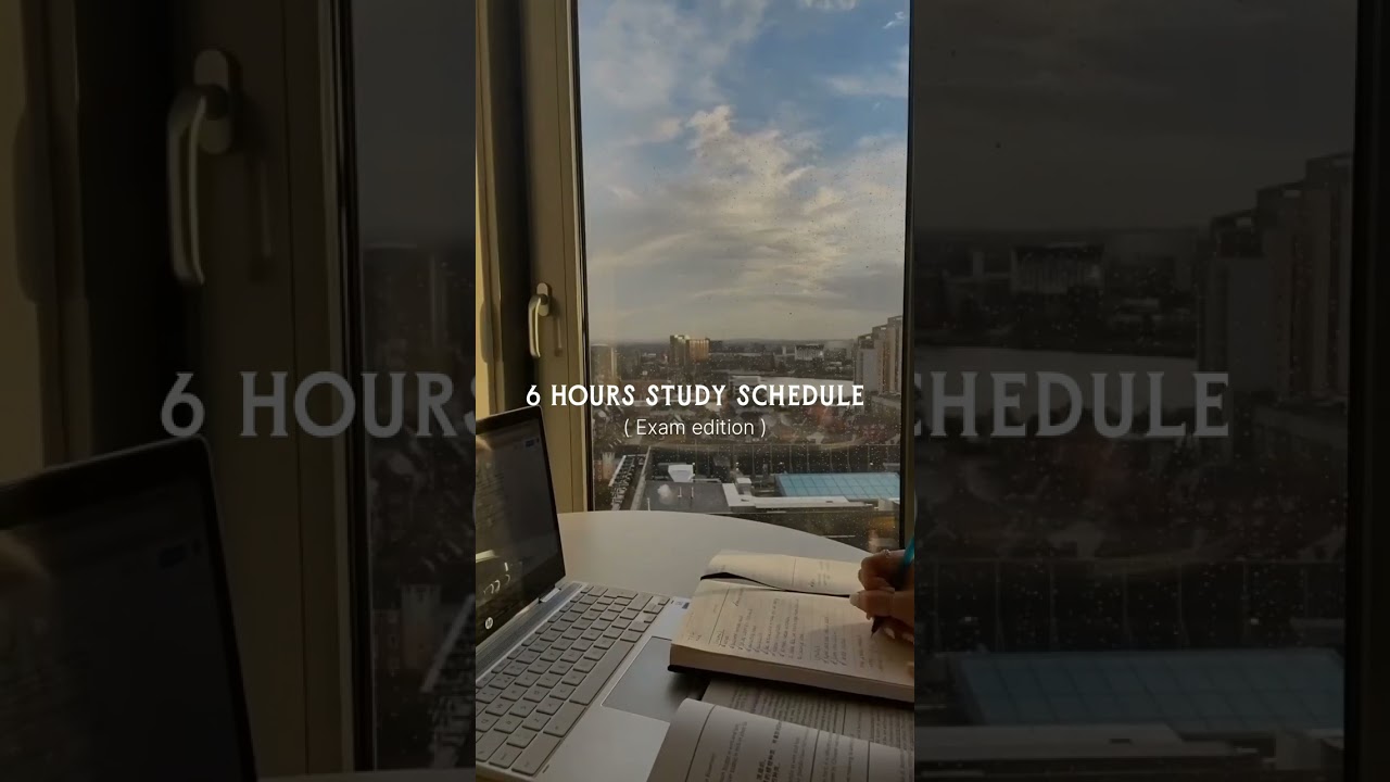 6 hours study schedule✍ #study #student #foryou #aesthetics #fpyシ #shortsfeed
