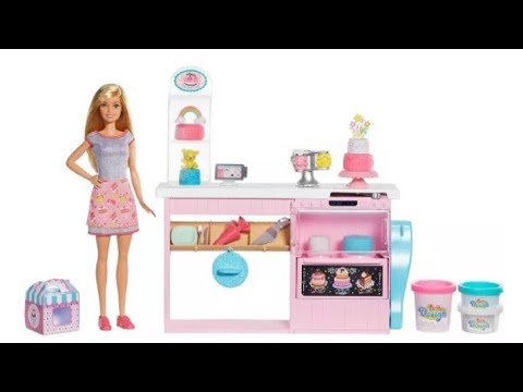 barbie cake set