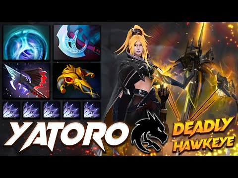 Yatoro Drow Ranger Deadly Hawkeye - Dota 2 Pro Gameplay [Watch & Learn]