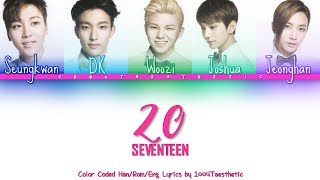 SEVENTEEN (세븐틴) - 20 Color Coded Han/Rom/Eng Lyrics