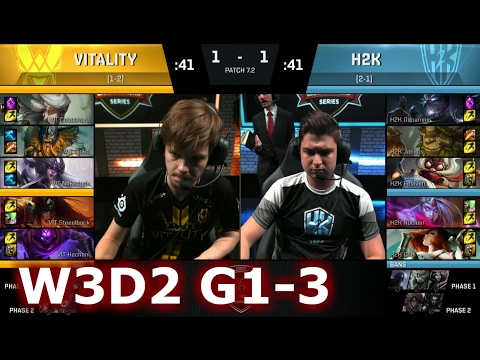 Vitality vs H2K | Game 3 S7 EU LCS Spring 2017 Week 3 Day 2 | VIT vs H2K G3 W3D2