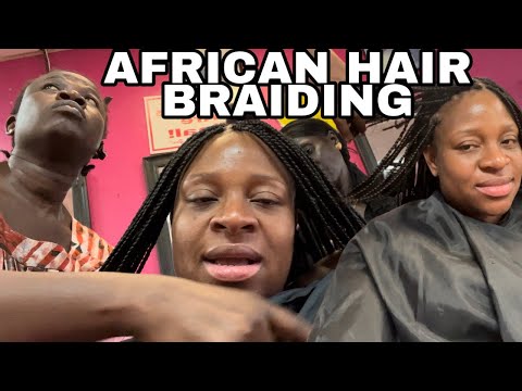 COME WITH PEACH 🍑 TO THE AFRICAN BRAIDING SHOP TO GET...