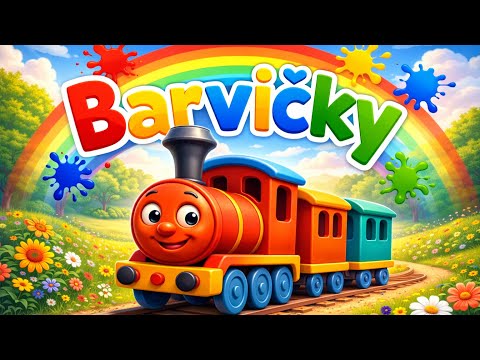 Učíme se barvy s vláčkem 🚂 Edukační písnička pro děti