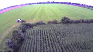 preview picture of video 'FPV flying. The beautiful landscape of the area Rhede in Germany.'