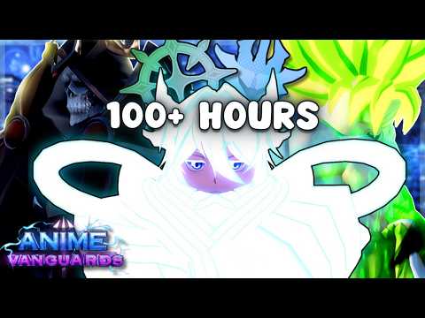 I Spent 100+ HOURS Obtaining Three Vanguard Units In Anime Vanguards Roblox!