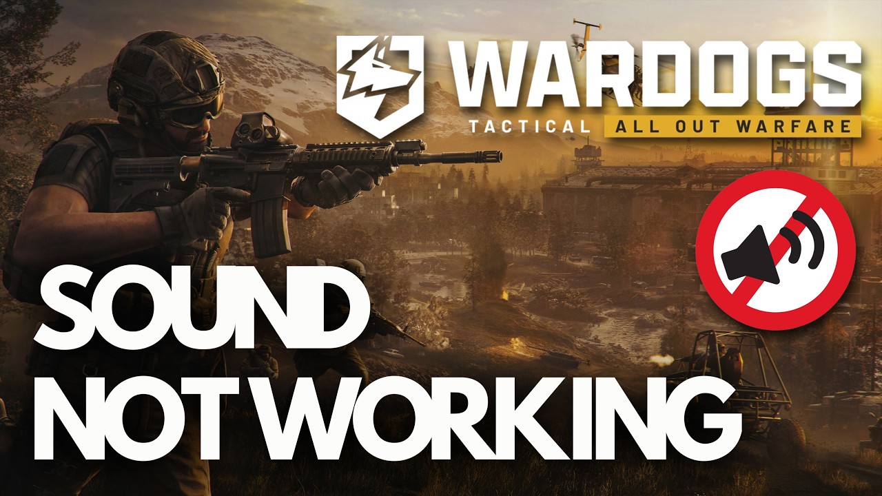 WARDOGS  FIX: Audio Not Working, Crackling, Stutter,Muffled Sound🎧