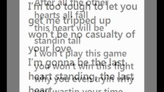 JoJo - Last heart standing (Lyrics)