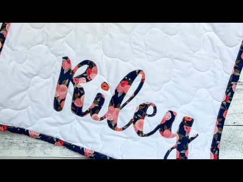 Personalized Baby Name Quilt Tutorial