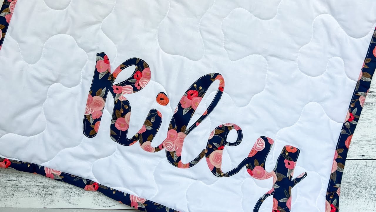 Personalized Baby Name Quilt Tutorial