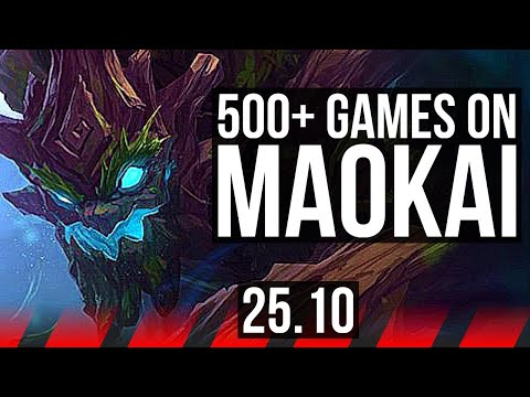MAOKAI vs KENNEN (TOP) | 500+ games, Dominating | KR Master | 25.10