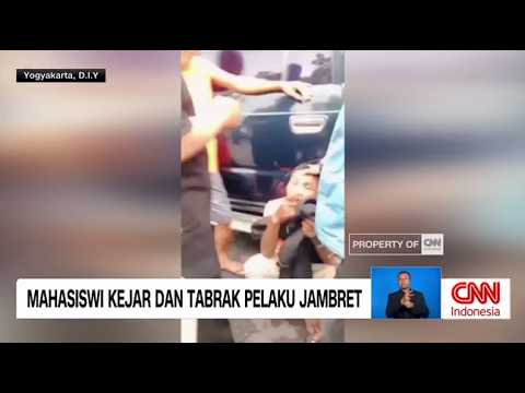 Mahasiswi di Yogya Kejar dan Tabrak Pelaku Jambret