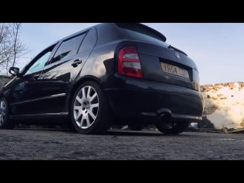 Skoda Fabia VRS 1.9TDI Custom exhaust (Straight Pipe)