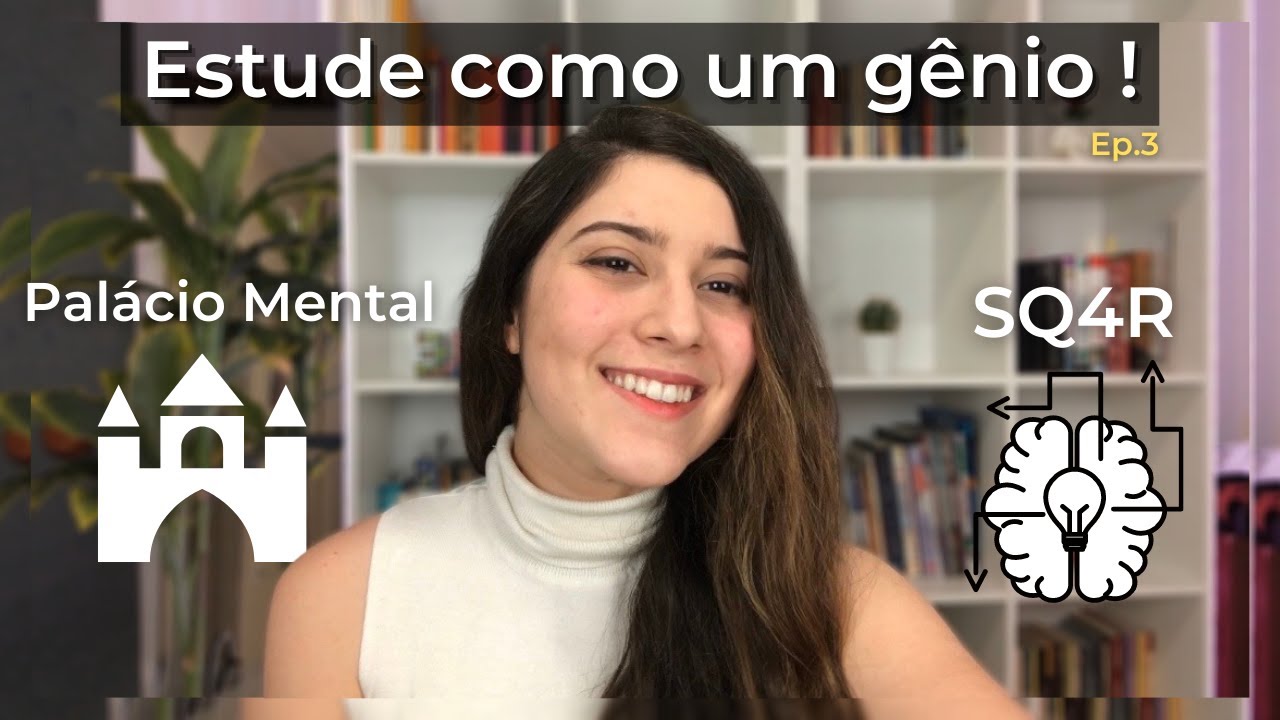 Palácio mental & Técnica SQ4R | Memorize qualquer coisa | Estude como um GÊNIO Ep. 3 | By: Letícia S