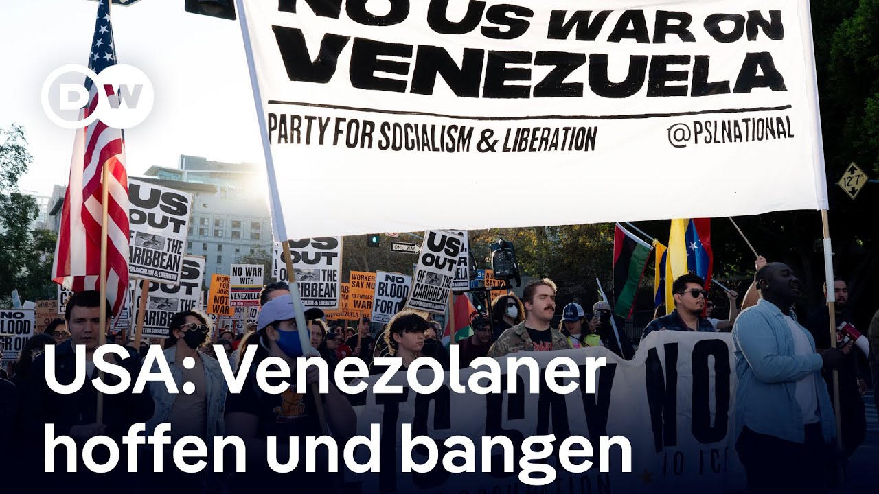 Venzolaner in den USA zwischen Hoffen und Bangen | DW Nachrichten