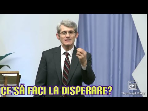 CE SĂ FACI LA DISPERARE ? (AICI GĂSEȘTI SOLUȚIA) PAVEL GOIA
