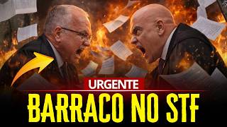 EXPLODIU NO STF! BARRACO DENTRO DA CORTE ENTRE FACHIN E MORAES