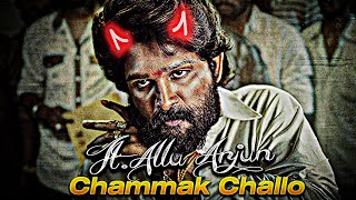 Chammak Challo Ft.Allu Arjun | Chammak Challo X Allu Arjun Edits | Allu Arjun Status | Bad Edits