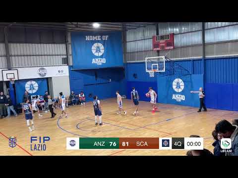 Diretta FIP Lazio - Serie C : ANZIO BASKET CLUB vs FORTITUDO SCAURI .