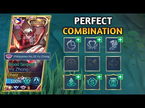AVARICE + HEALING EFFECT IS TOO PERFECT FOR FAST FARM! | YU ZHONG EMBLEM SET 2023 - MLBB