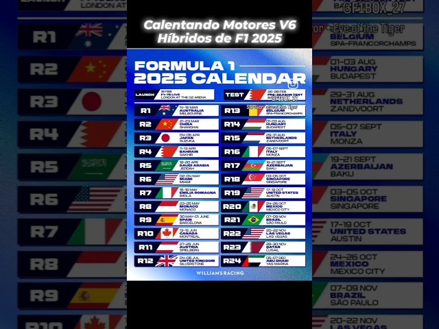 Vídeo relacionado con Taza personalizada Fórmula 1 con Calendario y Circuitos 2025. Incluye Calendario de Bolsillo. Regalo Original. (F1 2025)