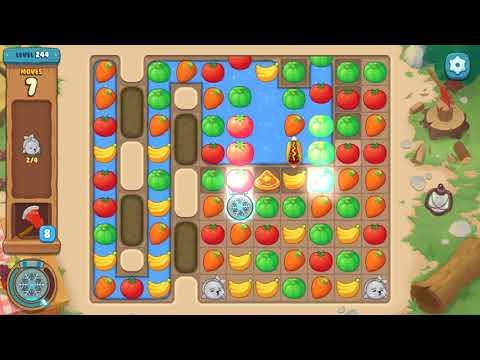 We Bare Bears the Puzzle for Kakao Level 244 - No Boosters