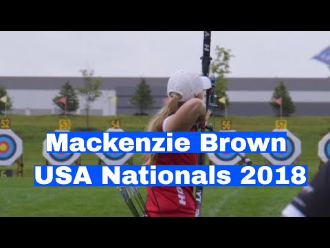 Mackenzie Brown Archery Form USA Archery Nationals 2018 Dublin Ohio