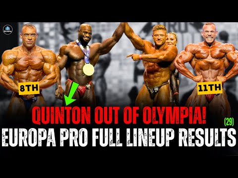 2025 Europa Pro Complete Results (29 Contestants)