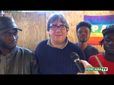 2017-10-18 PISTOIA - DON BIANCALANI APRE LA PIZZERIA 'DAL RIFUGIATO'