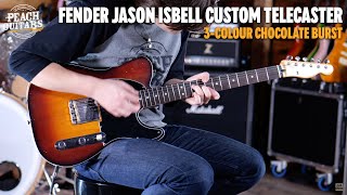 Video thumbnail for No Talking...Just Tones | Fender Artist Jason Isbell Custom Telecaster 3-Colour Chocolate Burst by Peach Guitars