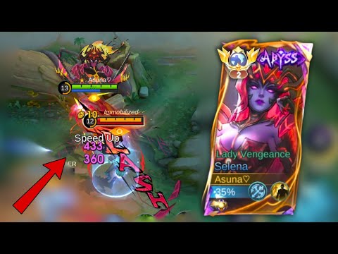 Selena Lady Vengeance Roam Carry Full Map Control! 🤯 | Mobile Legends