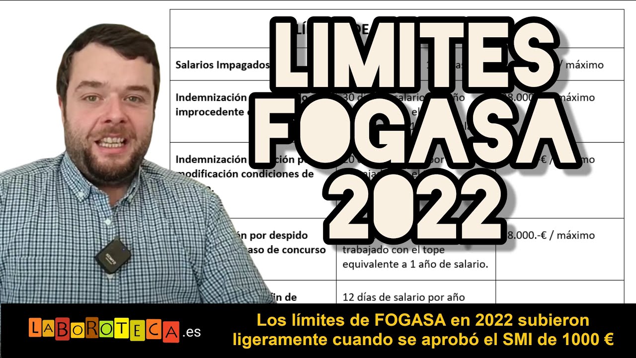 CUÁNTO PAGA FOGASA en 2022