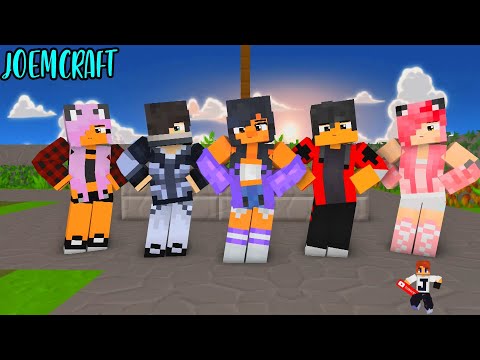 APHMAU CREW | KC, ZANE, NOI, KIM, MICHI | CHICKEN WINSG | OHAYO DANCE - Minecraft Animation