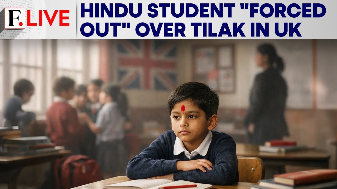 8-Year-Old Hindu Forced To Change London School Over Religious "Tilak": Reports | Firstpost Live