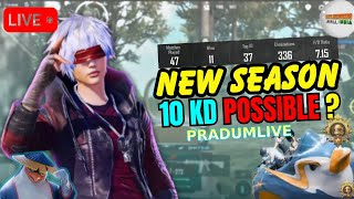 😱 THIS NEW SEASON IS CRAZY! BOOM BAAM RANK PUSH | BGMI LIVE 🔥|PradumLive #shortsfeed #bgmilive #bgmi