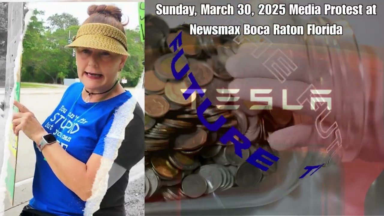 Sunday, March 30, 2025 Media Protest at Newsmax Boca Raton Florida