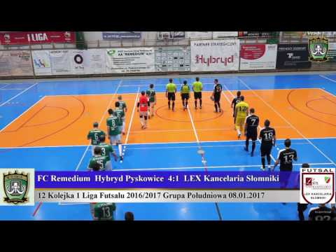 FC Remedium Hybryd Pyskowice 4 -1 LEX Kancelaria Słomniczanka Słomniki - skrót- 08. 01. 2017