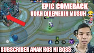 Download lagu MALU GAK TUH! EPIC COMEBACK SUBSCRIBERS ANAK KOS NI BOSS JAN MAEN MAEN - MOBILE LEGENDS INDONESIA mp3