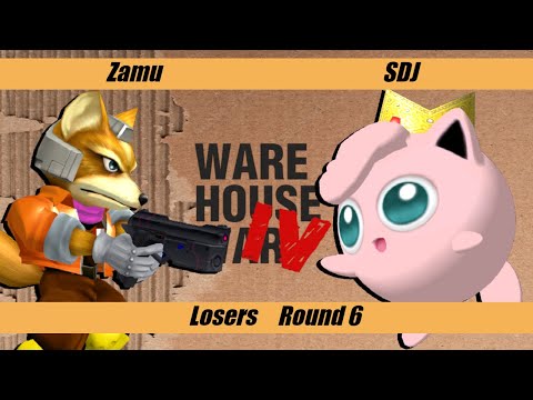 Warehouse War 4 - Top 64 LR6 - Zamu (Fox) vs SDJ (Jigglypuff)