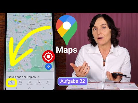 Google Maps auf dem Samsung nutzen. Smartphonekurs mit dem Samsung Teil 32.