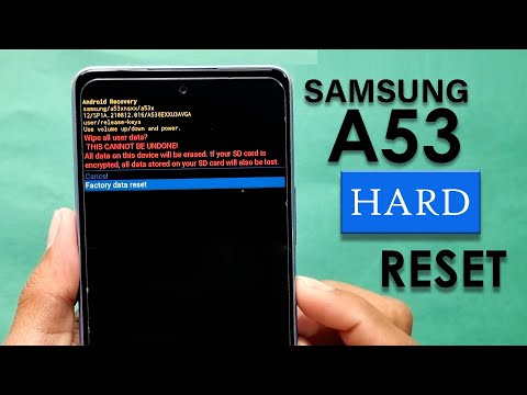 Samsung Galaxy A53 5g Hard Reset | Factory Reset Samsung A53 5g | Samsung A53 Screen Lock Remove |